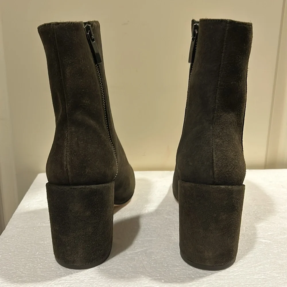 Thursday Boot Company Women's Olive Suede Ankle Boots
